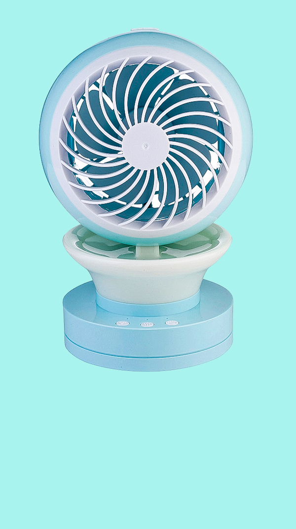 New Mini Air Conditioner Rechargeable Fan With Hum