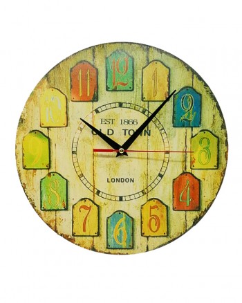 Antique Design Wooden Wall Clock