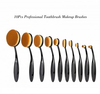 Professional Makeup Brushes (Pack Of 10)