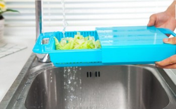 Multifunction Vegetable chopping board & drain basket